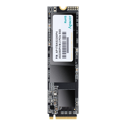 ap512gas2280p4-1 Apacer AS2280P4 512GB M.2 PCIe Gen3 NVMe SSD - Image 1
