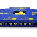 Geeko 4 Port RCA AV Switch, Retail Box, No Warranty
