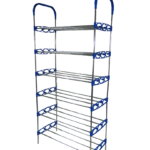 Nordic Wind Blue 6 Tier 18 Shoe Steel Rack