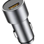 Ezra QC3.0 Quick Charge 1 Port USB Car Charger Silver
