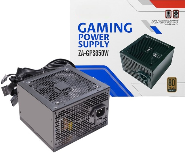 gps650w UniQue 650W 80 PLUS Bronze Gaming Power Supply - Image 1