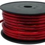 Solarix 25mm2 Battery Power Cable 30 Metre Roll Red