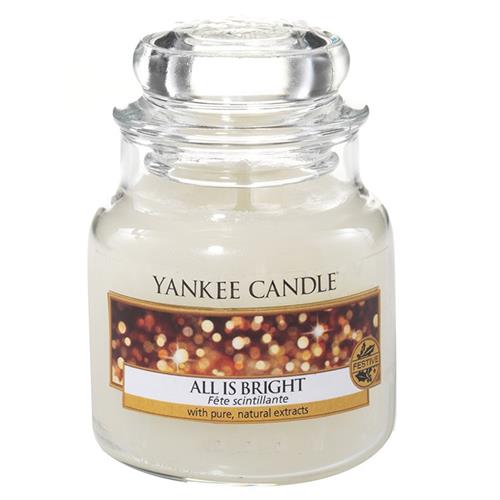 Yankee Candle All Is Bright Small Jar Retail Box No
