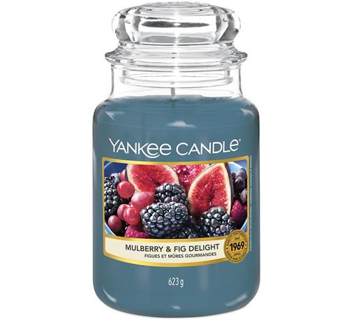 Yankee Candle Mulberry & Fig Large Jar Retail Box No