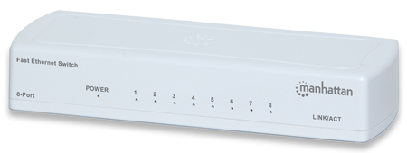 Manhattan 8-Port Fast Ethernet Switch