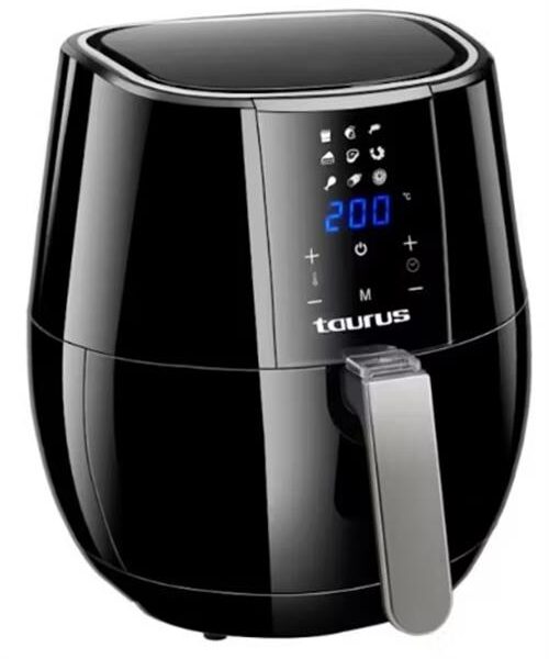 Taurus 4.8L Airfryer Digital Plus Black 1500w with 9