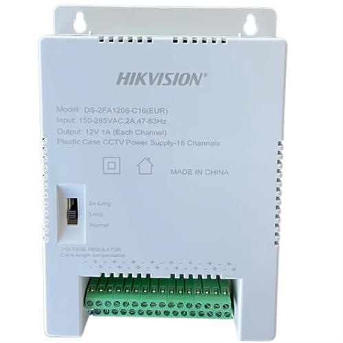 Hikvision 12VDC 60W 16 Channel CCTV Power Supply Input:110