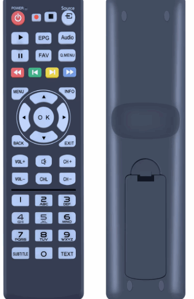 POLAR JX8030A TV Remote Control