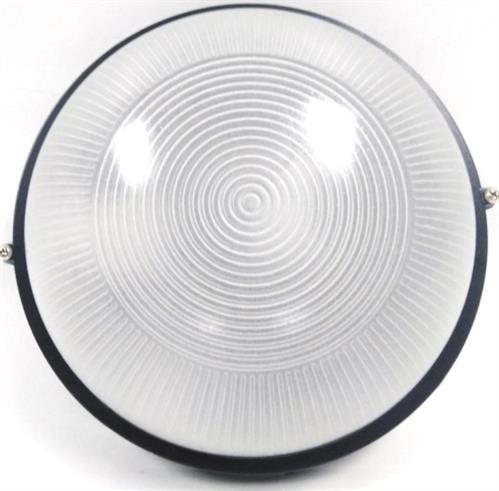 Noble Pays Round Bulkhead Light Fitting Large Black