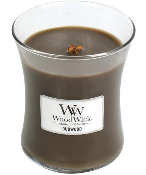 Woodwick Oudwood Medium Jar Retail Box No warranty