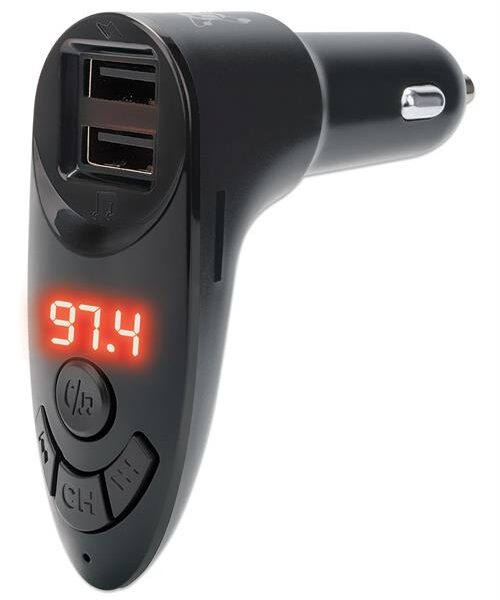 Manhattan Bluetooth FM Transmitter with Dual USB