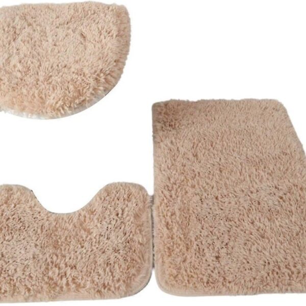 Casey Bathroom Biscuit 3 Piece Mat Set