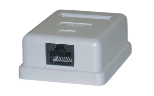 Netix RJ45 Single Surface Mount Box 29-0020