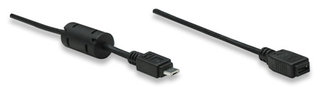 Manhattan 1.8m Micro USB AM to Micro USB Female