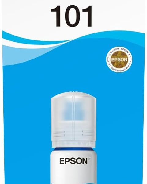 The Epson EcoTank Cyan Ink Bottle (70ml)