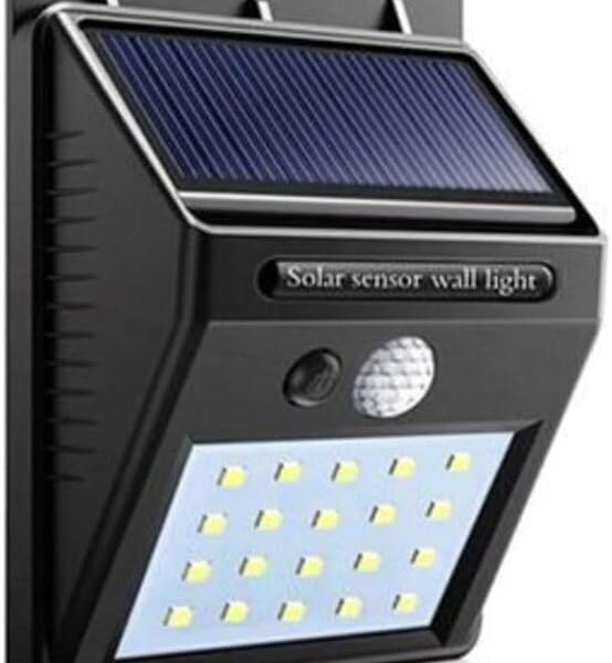 Solarix Solar 20 LED Wall Light and Night Sensor