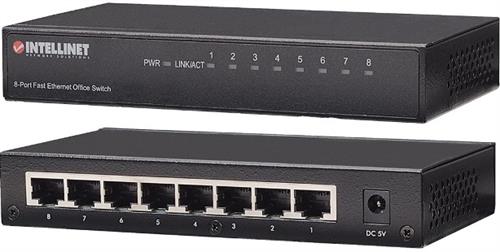 Intellinet 8 Port Fast Ethernet Office Switch