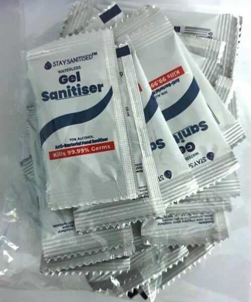 Casey Travel Gel Sanitiser Sachet 3ml Pack of 30
