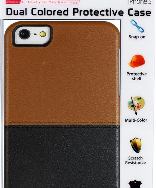 Promate Brown/Black Lunet iPhone 5 Durable case