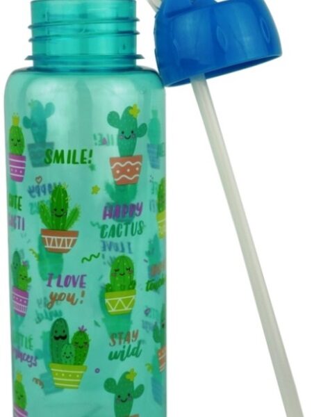 Casey FlipTop 1 Litre Plastic Water Bottle Blue