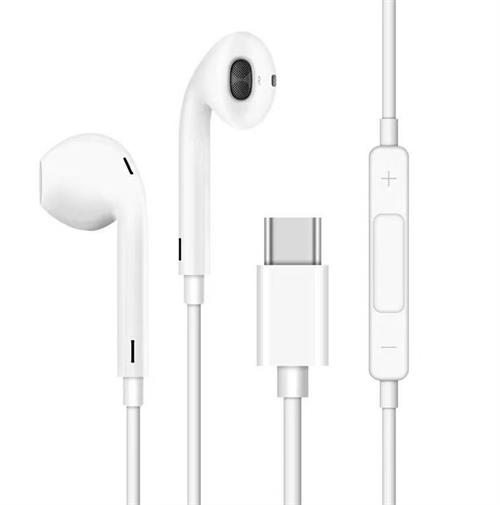 EZRA 3.5mm To TypeC White Digital Earphones 1.2m