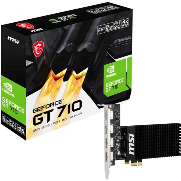 MSI nVidia Geforce GT 710 2GD3H 2GB PCIe 2 x16