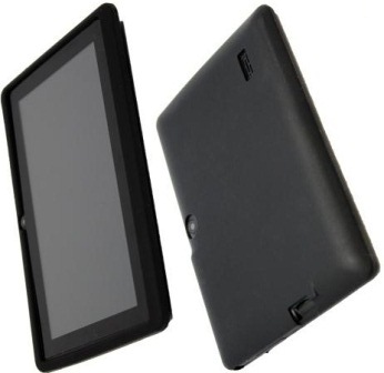 Geeko Black Velocity Junior Tablet Rubber Cover