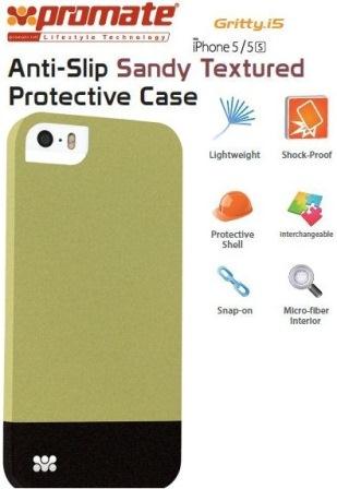 Promate Green Gritty iPhone 5 Anti