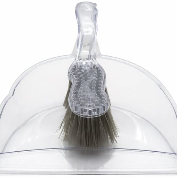 Casey Handheld Clear Dustpan And Brust Set