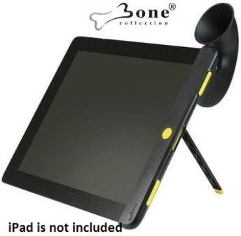 Bone Black iPad 2 Collection Horn Stand