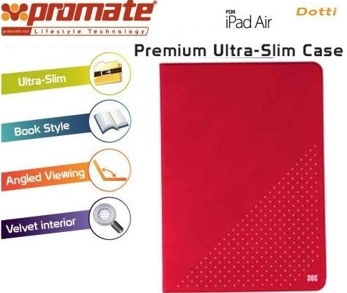 Promate Red Dotti Premium ultra Slim and Sporty