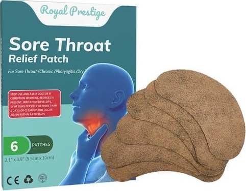 Royal Prestige Sore Throat Relief Patch