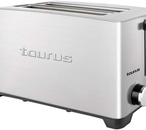 Taurus 4 Slice 1400W Stainless Steel Brushed