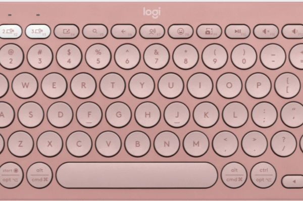 Logitech Pebble Keys 2 K380s Rose Bluetooth