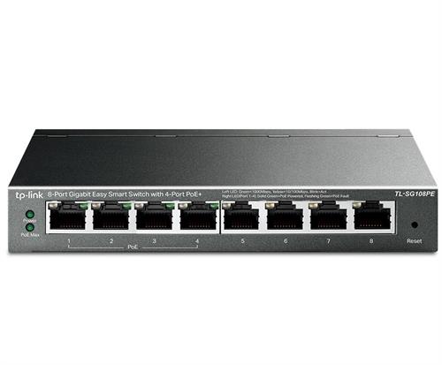 TP Link 8 Port Gigabit Easy Smart Switch with 4