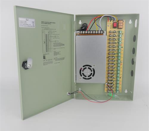 Securnix 12VDC 20Amp 18 Channel CCTV power