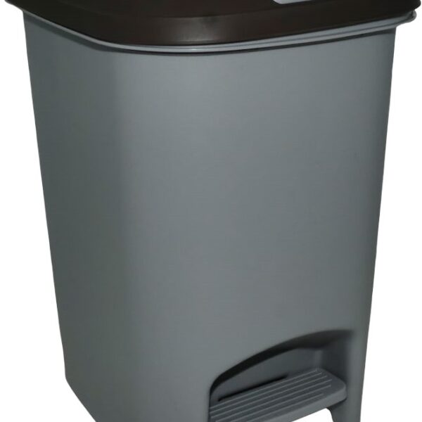 Casey 10 Litre Step On Pedal Waste Bin Grey
