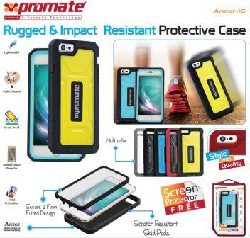 Promate Maroon  Armor-i6 Protective Case