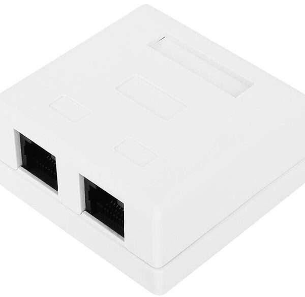 Netix CAT6 Shielded RJ45 FTP Dual Wall Box