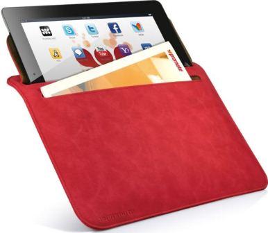 Promate Red iSleeve.2 iPad premium protective