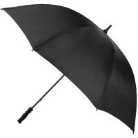 Casey Large Handheld Black Umbrella