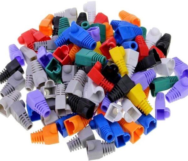 Netix RJ45 Multi Color 100 Pieces Rubber Boots