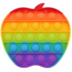 Sceedo Pop It Bubble Apple Fidget  Rainbow