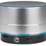 Manhattan Silver Metallic LED Bluetooth Speaker