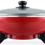 Mellerware 1500w Aluminium Red Electric Bangkok Wok