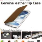 Promate Brown Aknol Elegant Book Style Leather case