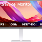 LG UltraWide 34 Inch IPS FHD White Monitor