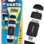 Varta Black Mini Powerpack Charger Smart 2 In 1 Solution