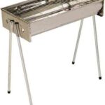 Metalix 402 Large Stainless Steel Braai stand Retail Box No