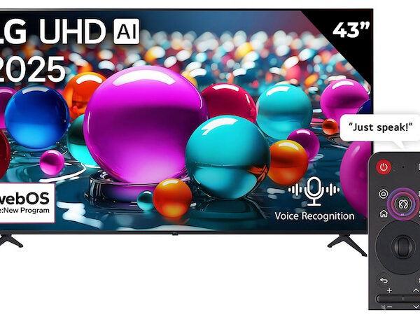 LG 43 inch UHD AI HDR10 webOS25 Smart TV